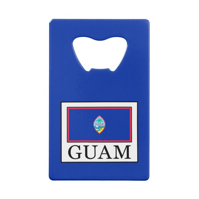 Guam Credit Card Bottle Opener (Front)