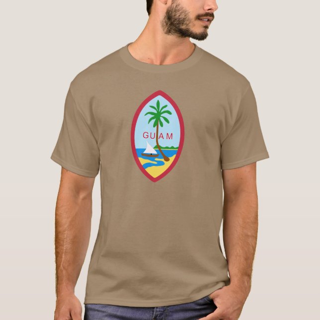 GUAM - emblem/flag/coat of arms/symbol T-Shirt (Front)
