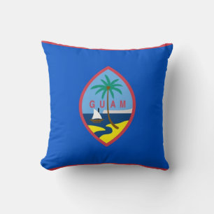 Guam Flag American MoJo Pillow