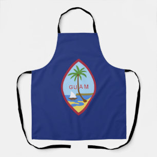 Guam flag apron