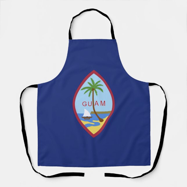 Guam flag apron (Front)