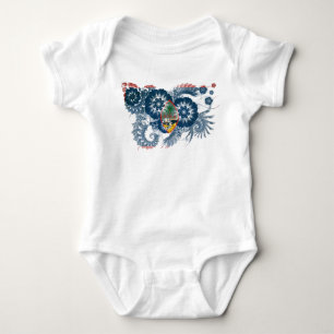 Guam Flag Baby Bodysuit