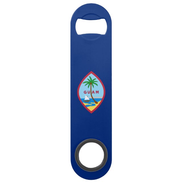 Guam Flag Bar Key (Front)
