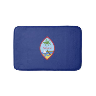 Guam flag bath mat