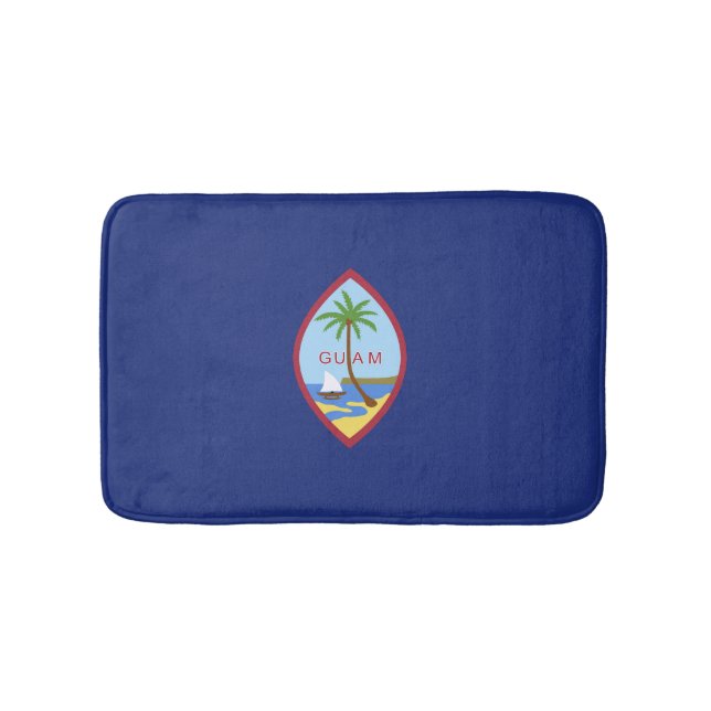 Guam flag bath mat (Front)
