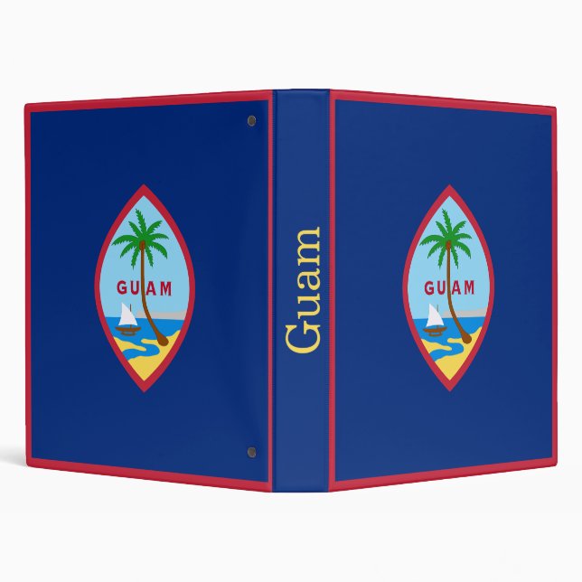 Guam Flag Binder (Background)