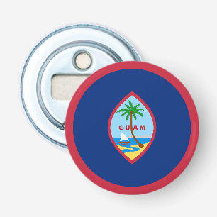 Guam Flag Bottle Opener