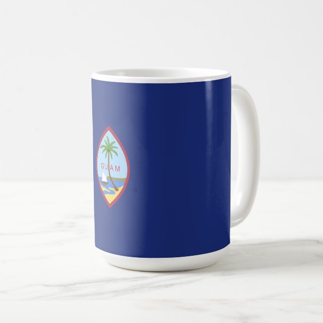 Guam flag coffee mug (Front Right)