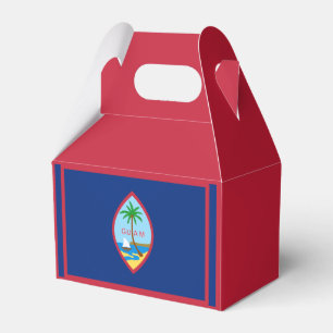 Guam flag favor box