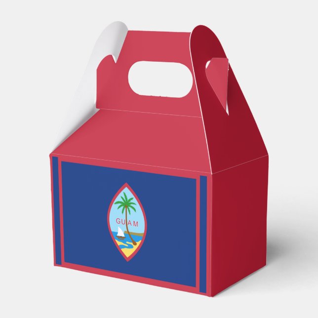 Guam flag  favor box (Front Side)
