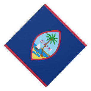Guam flag  graduation cap topper