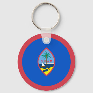 Guam Flag Keychain