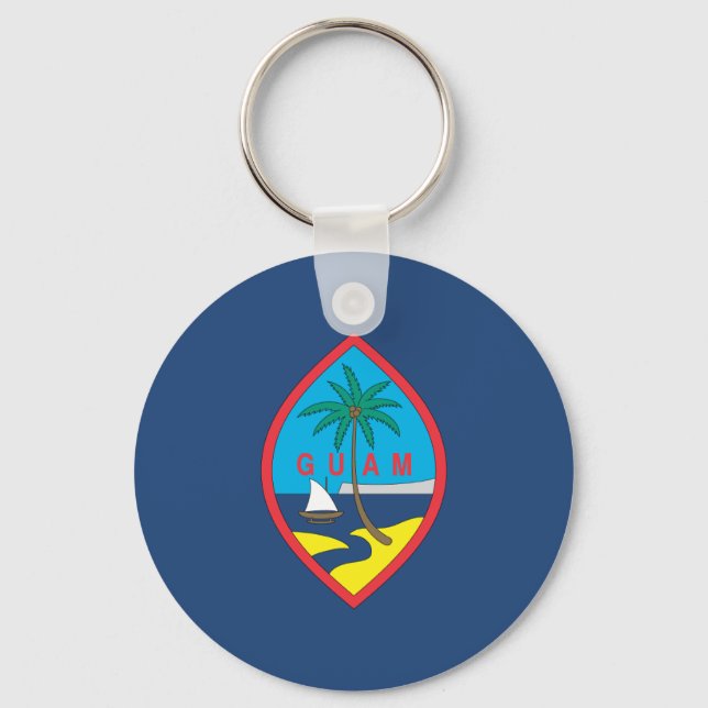 GUAM FLAG KEYCHAIN (Front)