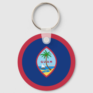 Guam Flag Keychain