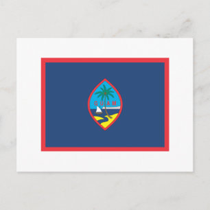 GUAM FLAG POSTCARD