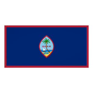 Guam Flag Poster