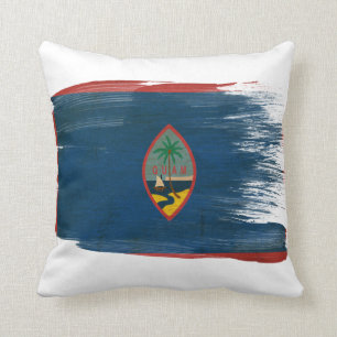 Guam Flag Throw Pillow