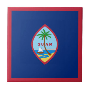 Guam Flag Tile