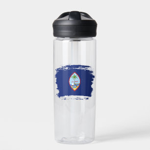 Guam flag water bottle