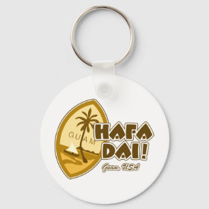 Guam Hafa Dai Keychain