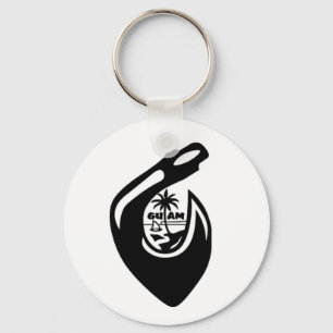 Guam hook key chain