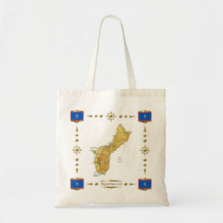 Guam Map + Flags Bag