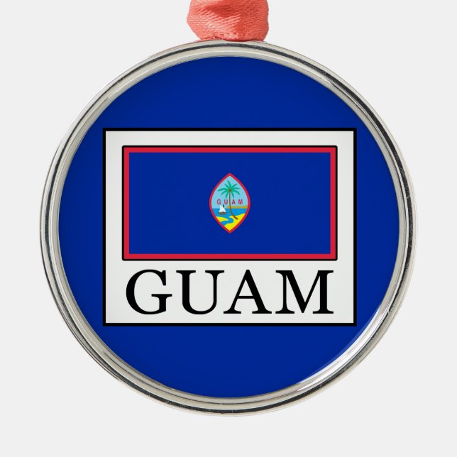 Guam Metal Ornament (Front)