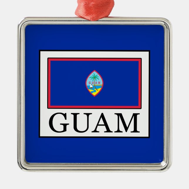 Guam Metal Ornament (Front)