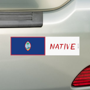 Guam Native Bumper Sticker