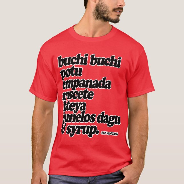 GUAM RUN 671 Chamorro Snacks T-Shirt (Front)