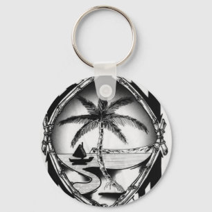 Guam seal clothing and accessories keychain