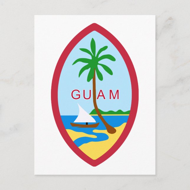 Guam Seal GU Postcard (Front)