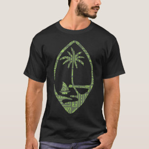 Guam Seal With A Cool Polynesian design TShirt