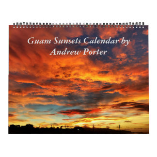 Guam Sunsets Calendrier 12 mois