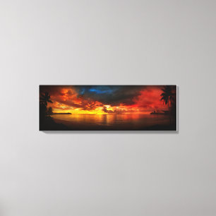 GUAM Tumon Bay sunset Canvas Print