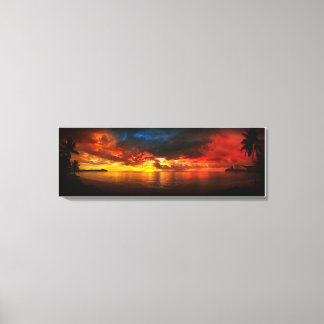 GUAM Tumon Bay sunset Canvas Print