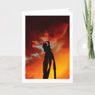 GUAM Two Lovers Point Sunset Thank You Card