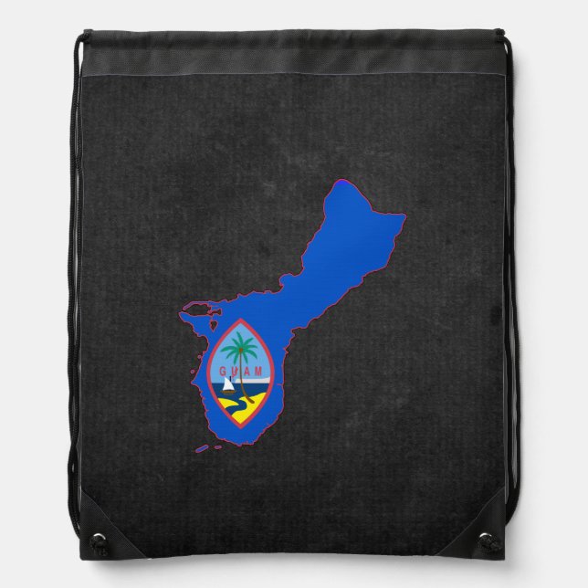 Guamanian Trip Souvenir Drawstring Bag (Front)