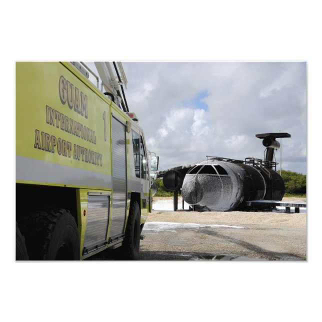 Guam's WONPAT Airport Photo Print (Front)