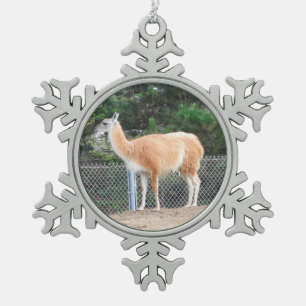 Guanaco #1 Ornement de flocon de neige