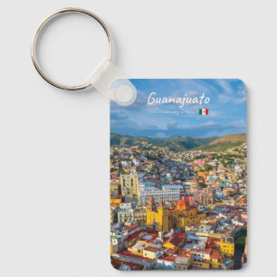 Guanajuato, Mexico - Colourful Cityscape Classic Keychain