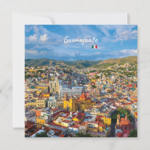 Guanajuato, Mexico - Colourful Cityscape Invitation