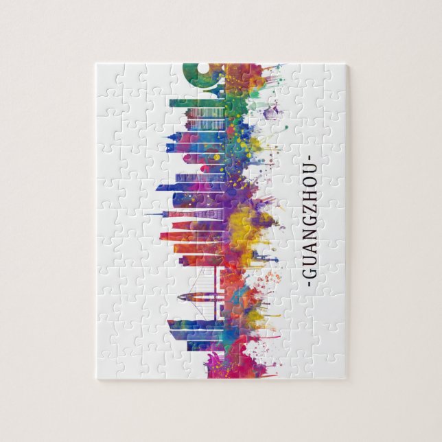 Guangzhou China Skyline Jigsaw Puzzle (Vertical)