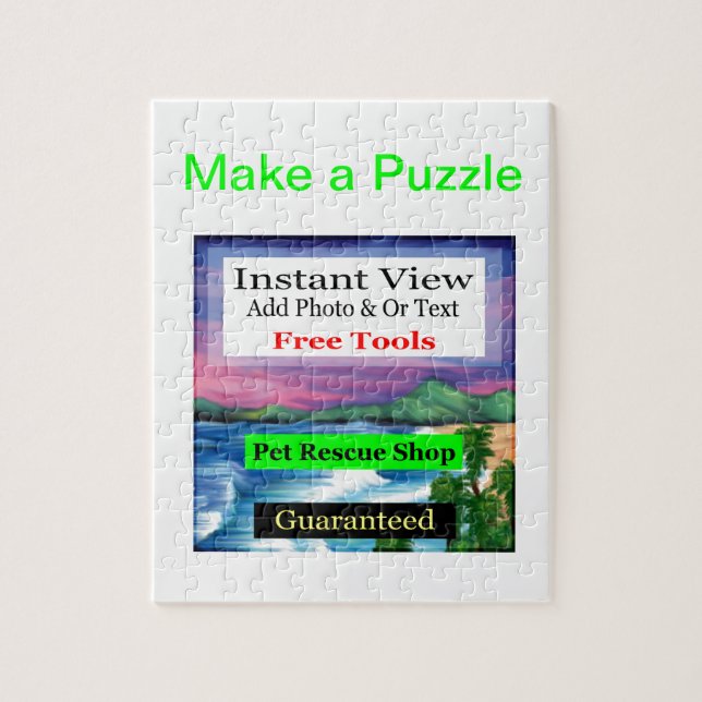 Guaranteed Photo Goods Jigsaw Puzzle (Vertical)