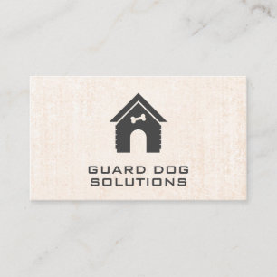 Guard Dog   Dog House   Trainer Business Card