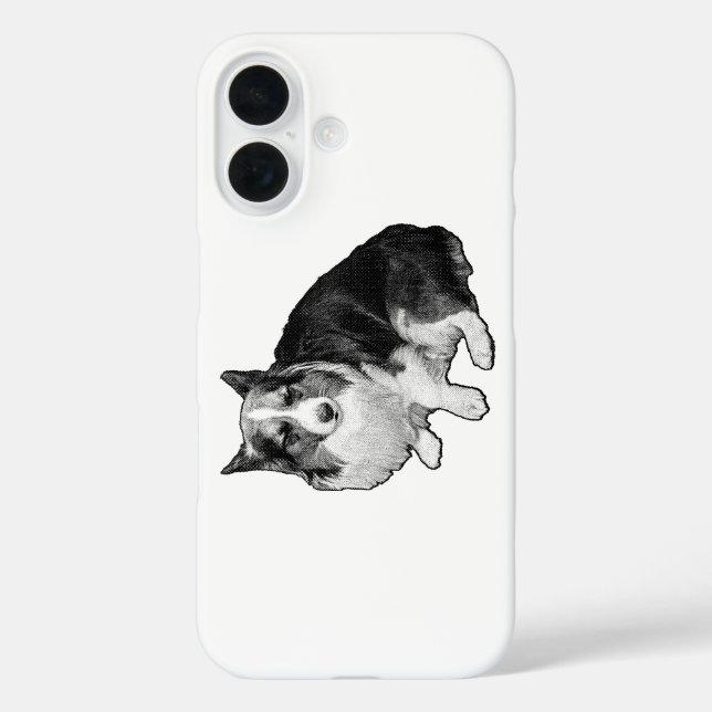Guard Dots Corgi Case-Mate iPhone Case (Back)