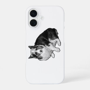 Guard Dots Corgi iPhone 16 Case