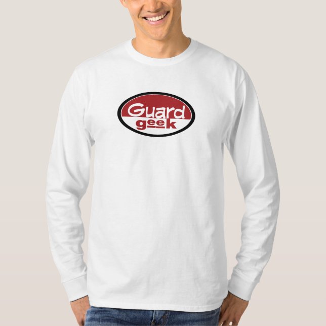 Guard Geek red T-Shirt (Front)