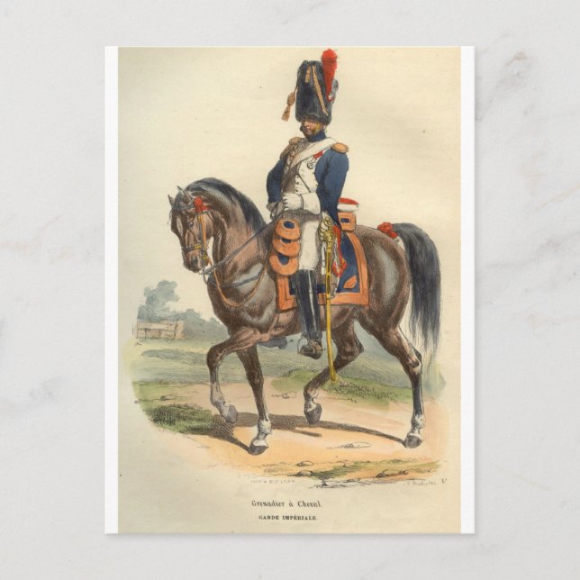 Guard Horse Grenadier Postcard (Front)