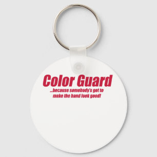 guard looks good keychain